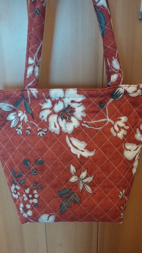 Tasche Damentasche Stofftasche Stabil Shopper Reißverschlüss Neu selbstgenäht - Bild 2 von 2