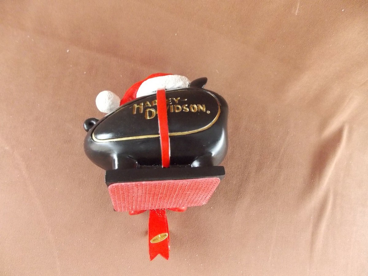 Santa Hog 1999 Stocking Holder Harley Davidson Holiday Collectible