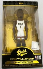 FUNKO GOLD NBA - Zion Williamson Premium Vinyl Figure - Pelicans White #1 - New