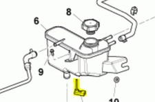 OEM Coolant Level Sensor-  Aston Martin DBS DB9 V8 V12 Vantage PN: 1R12-37-10166