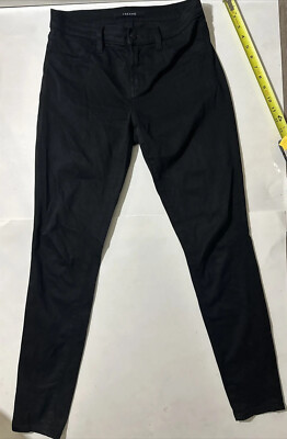 J Brand Denim Jeans Faded Black Vanity Size 26 RN 117965 Midrise Skinny 