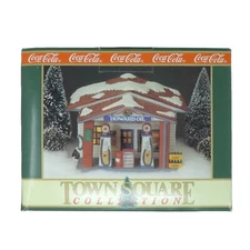 Coca-Cola Town Square Building Item# 7600 "Howard Oil" Coke 1992 Service Station