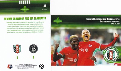 Temwa Chawinga Bia Zaneratto 2024 Parkside NWSL Pronto Week 5 #31 /434