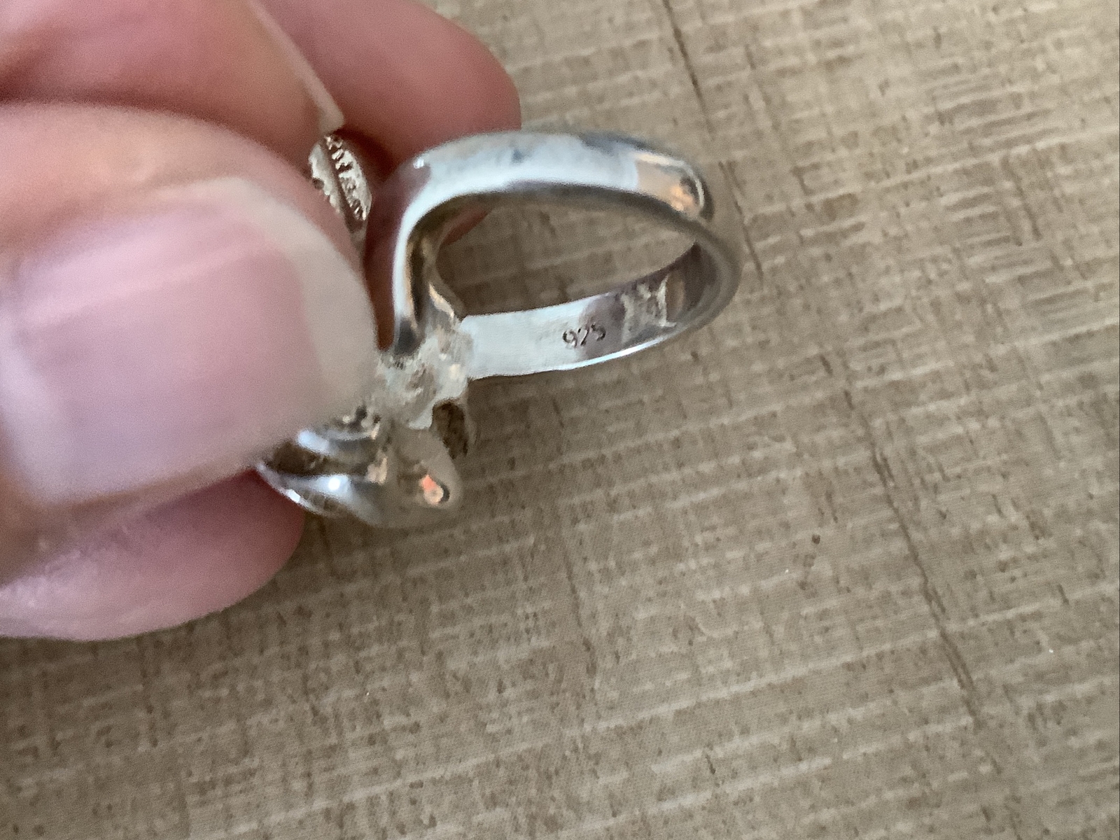 Solid Sterling Silver Adjustable Flower Bud Rose … - image 7