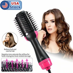 Cepillo Secador de Pelo Cabello Peine Voluminizador Alisador Caliente 3en 1  US | eBay