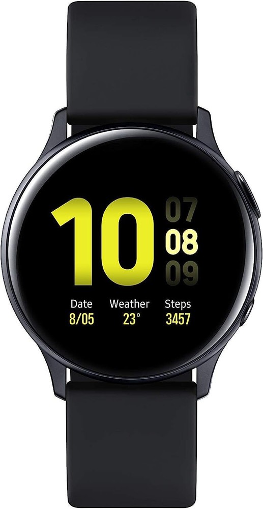 Samsung - Galaxy Watch Active2 Smartwatch 40mm Aluminum - Aqua Black