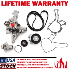 Engine Water Pump Thermostat Kit For Mercedes W210 W163 CLK430 ML320 SL500 ML500