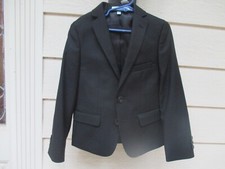 NWOT Boy's Class Club Black Blazer Suit Jacket Size 7 Single-Breasted modern fit