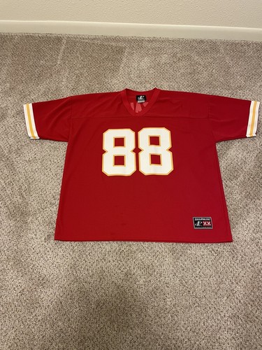 Kansas City Chiefs Tony Gonzalez jersey mens size XXL Logo Athletic red vintage - Picture 11 of 11