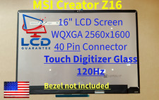 MSI Creator Z16 A11UET-046 16" WQXGA 120Hz Touch Digitizer LCD Laptop Screen