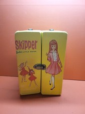 Vintage 1964 Skipper Barbie's Little Sister Yellow Doll Carrying Case