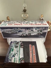 2006 Hess Toy Truck & Helicopter w/ Working Rotors and Light- new in box