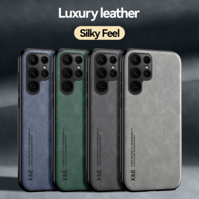 Magnetic Leder Handy Hülle Für Samsung Galaxy S26 S25 S24 S23 S22 Ultra FE Cover