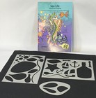Sanntangle Sea Life Stencil for Tangling & Drawing inc Inst.  Book