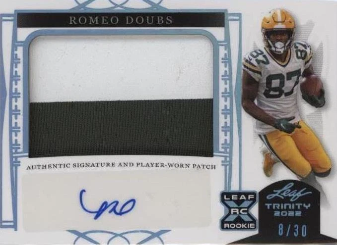 2022 Leaf Trinity Romeo Doubs #PA-RD1