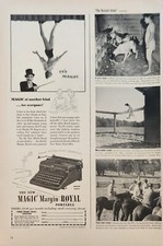 1940 Magic Margin Royal Portable Typewriter Vintage Ad Its magic thumbnail