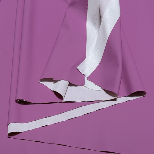 MATTE VINYL PLEATHER GOTHIC FETISH FABRIC WATERPROOF RAINCOAT BLACK WHITE 54'W - Picture 118 of 149