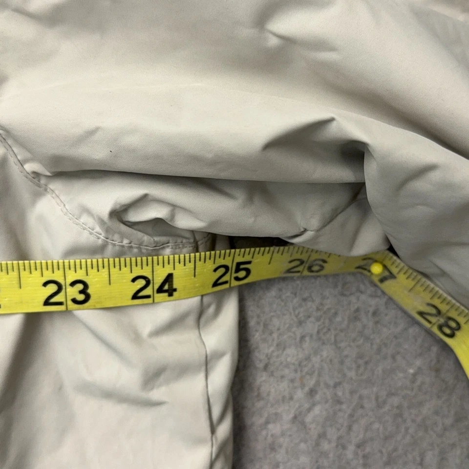 Free Country FCXtreme Jacket Mens M Gray Black Full Zip Lined Hood Outdoors FLAW - Image 3 of 4