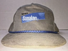 Vintage Elanco Sonalan Patch Mesh Trucker Gray Hat Snapback Cap Farmer   NICE!