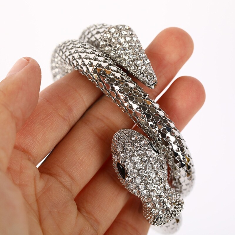 Collana Serpente Regolabile E Pieghevole - Lunghezza 90cm, Oro O Argento, Per Donne E Ragazze - Foto 12