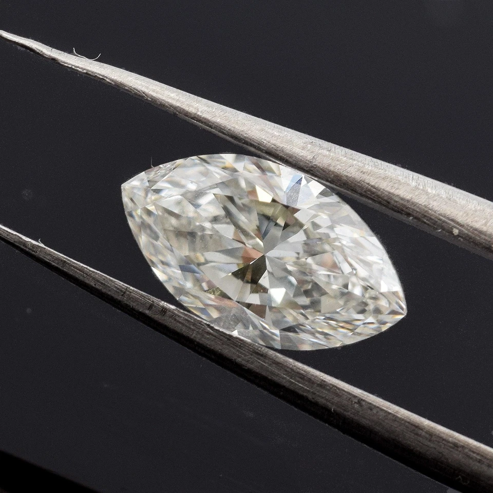 GIA Certified 0.89 Carat Marquise Brilliant I SI2 Diamond 8.93 x 4.95 x 3.34 mm - Image 4 of 4