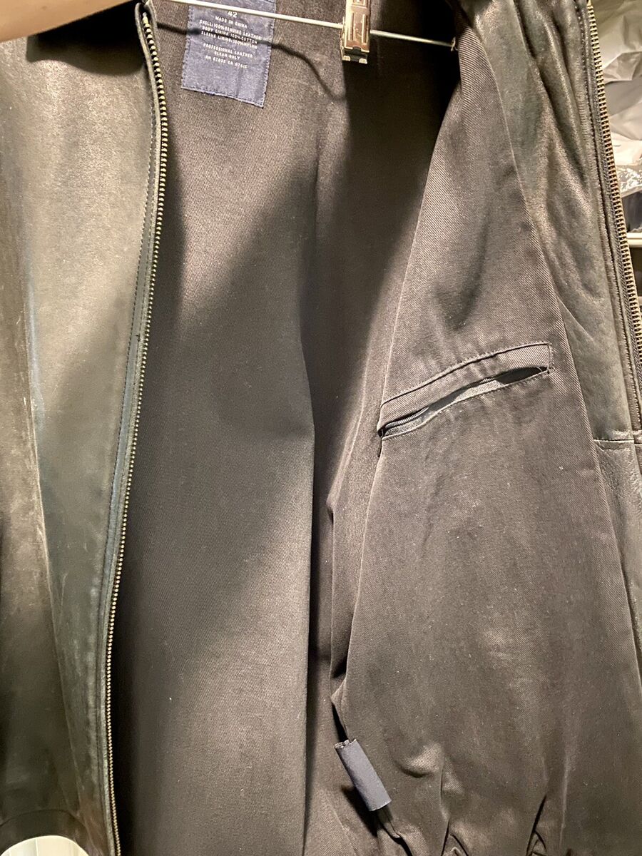 Vintage Retro 1990s Mens Nautica Leather Jacket Size 42 Free Vintage Retro 1990s Mens Nautica Leather Jacket Size 42 Free