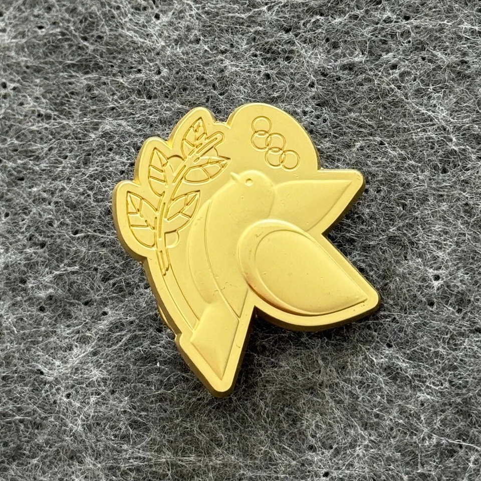TOKYO 2020 Olympic Games IOC dove of peace olive branch pin badge - Image 2 of 3