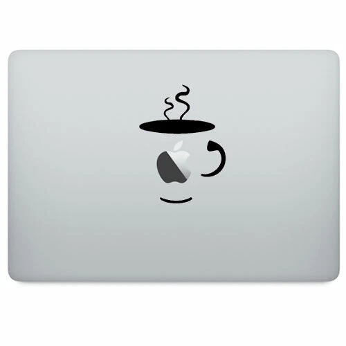 Apple Cup Vinyl Decal Sticker for Apple Macbook Air & Pro 11 13 15' 17'' Laptop - Image 3 of 4