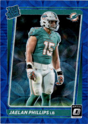2021 Donruss Optic #254 Jaelan Phillips Blue Scope