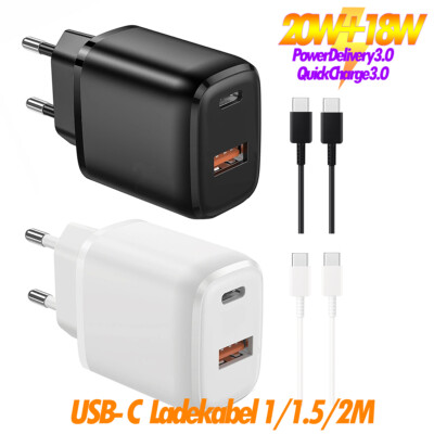 38W Schnell Ladegerät USB-C Ladekabel für iPad Air (2020), iPad Pro 12.9 (2020)