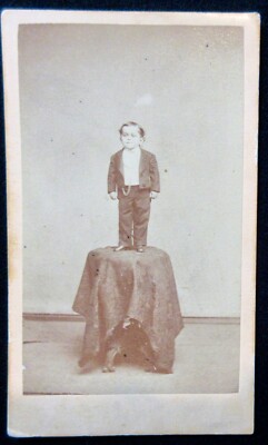 CDV - General Mott Standing on Table Top.