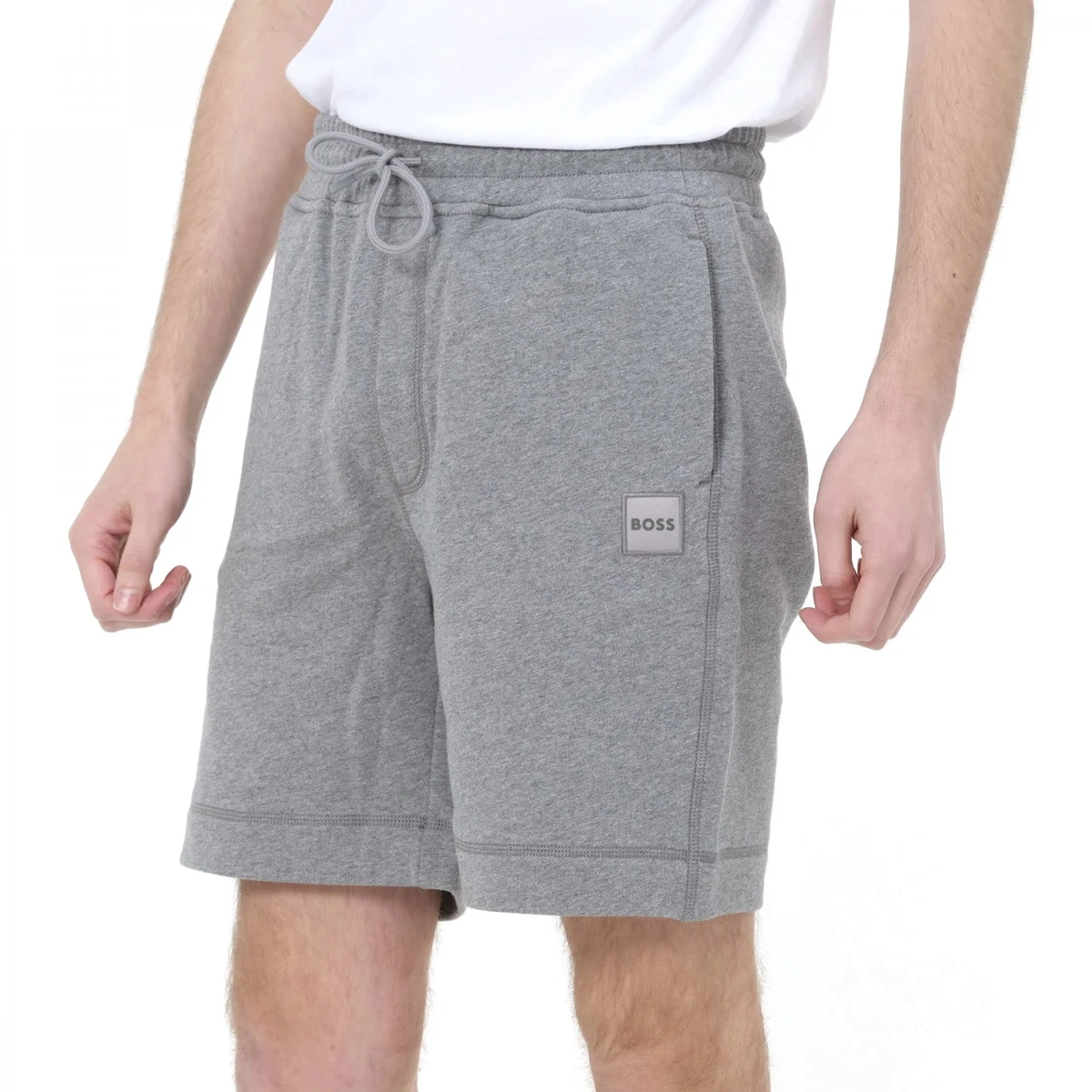 BOSS Sewalk Sweat Shorts Grey