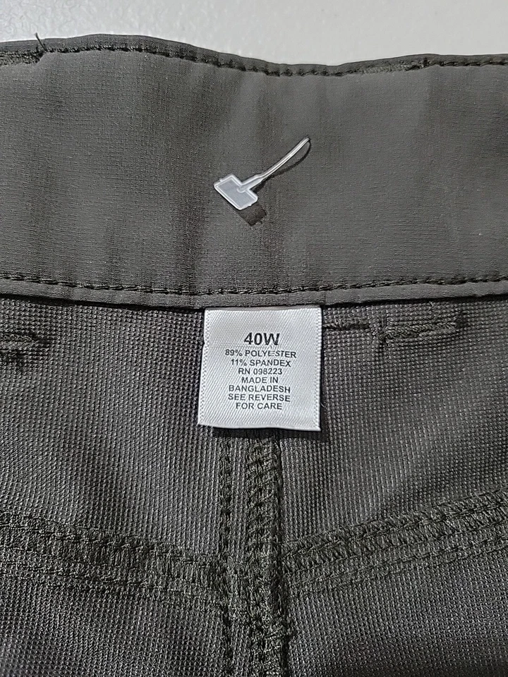 Pantalones cargo Magellan 40X32 aire libre calce clásico gris oscuro que absorbe la humedad Foto 3 de 4