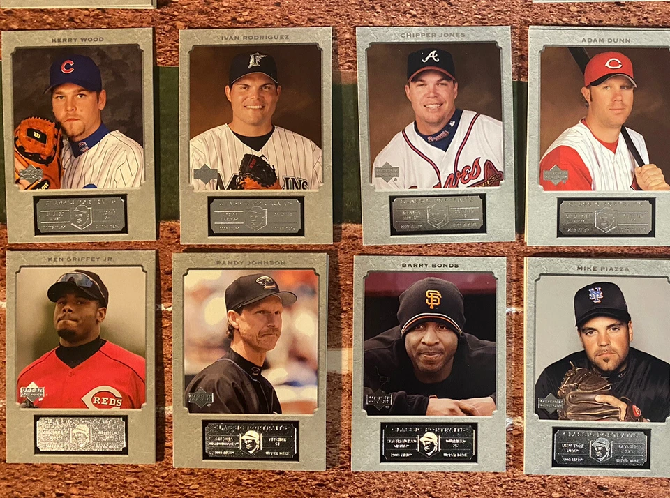 Lote UD Portrait MLB 2003 - 80+ cartas con estrellas y patio Jeter Pujols, Chipper, Griffey Foto 3 de 4