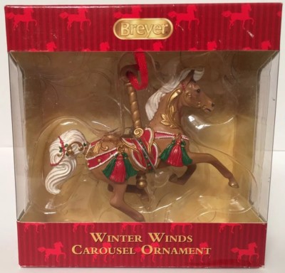 Breyer Carousel Ornament 2015 WINTER WINDS Holiday Christmas Horse 700615 NEW