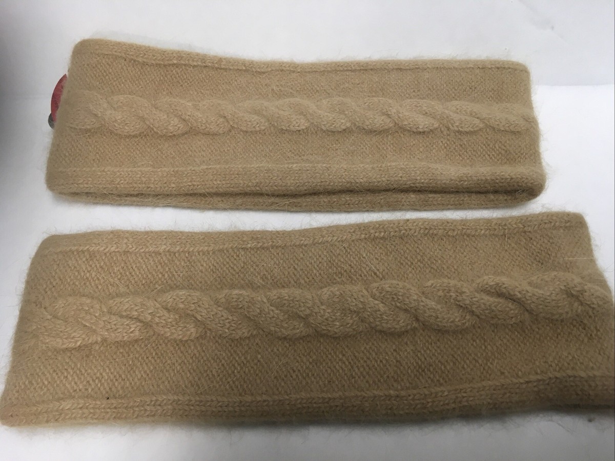 Angora Fur Headband in Cream Fox Fur Headband – Henig Furs main image 4