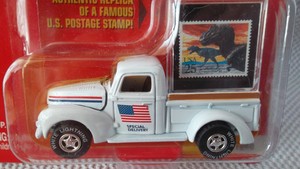 Details About 1940 Ford Truck Stamp Collection Johnny White Lightning Chase Postal Series
