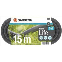 "Gardena 18445-20 Textilschlauch Liano Life 1/2\", 15 M Set"