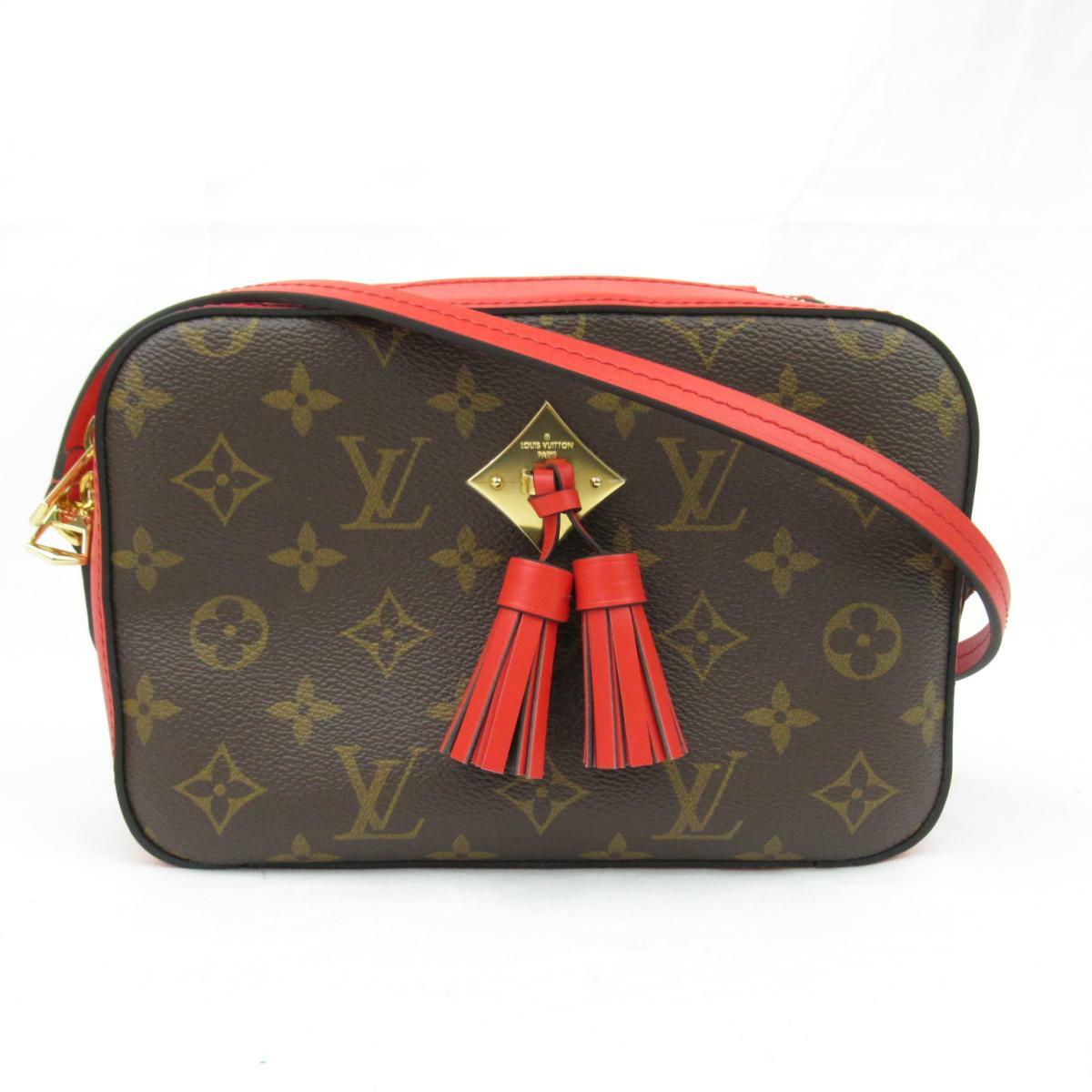 LOUIS VUITTON Saintonge shoulder bag M43556 Monogram Coquelicot Red LV | eBay