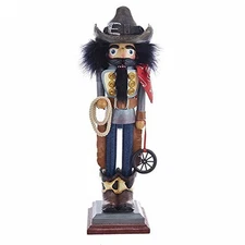 Kurt S. Adler Wooden Hollywood Nutcracker Collection, Cowboy, 19in