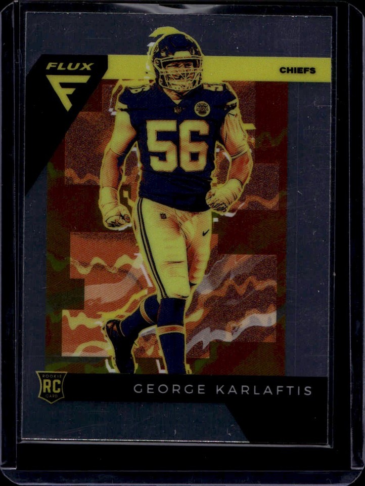 2022 Panini Chronicles Flux #FX-17 George Karlaftis RC Chiefs