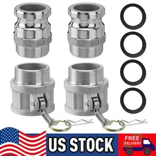 2'' Camlock Fittings Type B & Type F Cam and Groove Hose Fittings W/ 4PCS Gasket