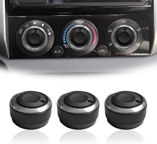 3Pcs Control Knob Heater A/C or Fan, Heater Air Conditioning Button Compatible w