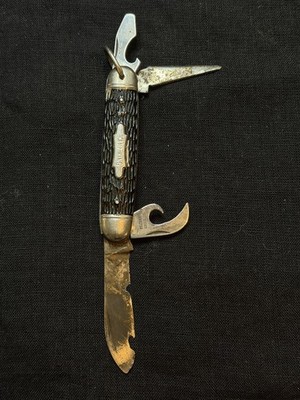Vintage Imperial Kamp King Folding Pocket Camping Knife USA