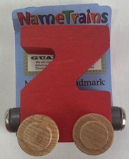 Maple Landmark Inc. 100269 NameTrains "Z" Red Wooden Letter Car