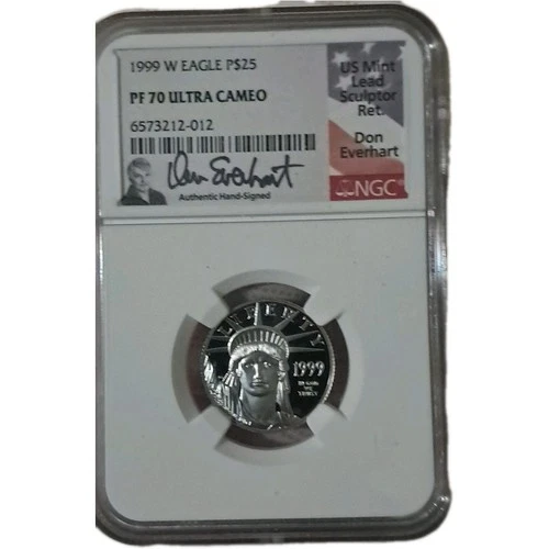 1999 Proof PLATINUM AMERICAN EAGLE Pf70
