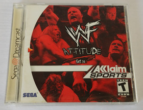 WWF Wrestling Attitude For Sega Dreamcast Complete NTSC-U/C USA In VGC