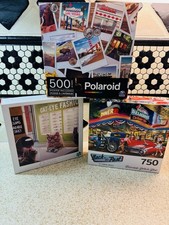Mixed Lot 3 Jigsaw Puzzles 300/500/750 PCs Complete New