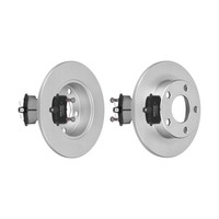 f.becker Bremsscheiben Ø245MM + BremsbelÄGe Hinten FÜR Audi A4 B5 Alfa Romeo