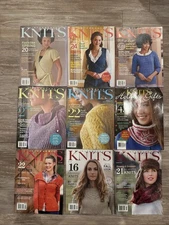 Interweave Knits Magazines From 2007, 2010, 2011, 2012, 2014 & 2015. All VG+